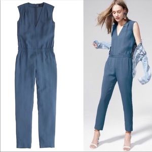 J Crew Drapey Oxford Jumpsuit, 14T